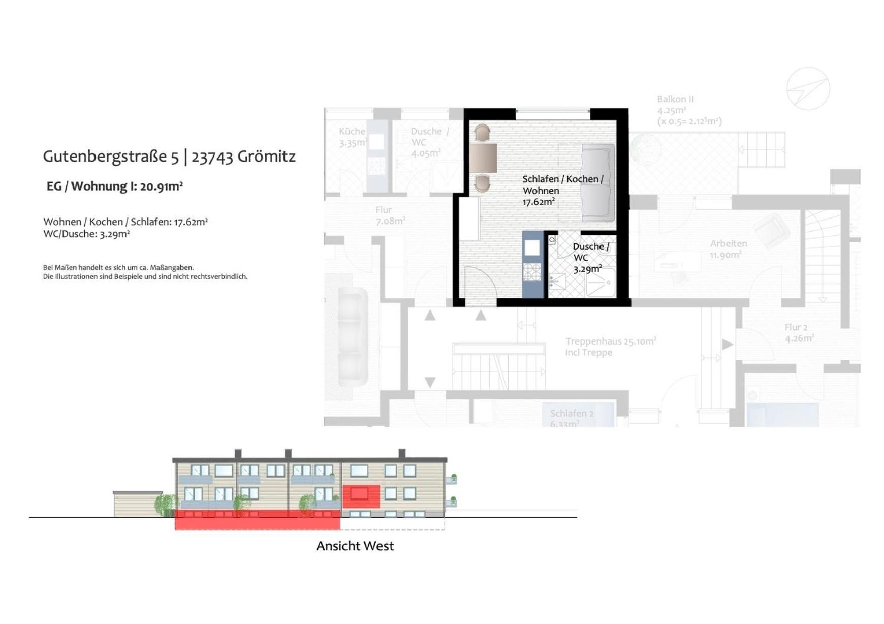 Ostsee-Quartier 1 Gutenbergstrasse 5 Apparto 그로미츠 외부 사진